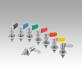 Cam-action indexing plungers with stop, stainless steel
