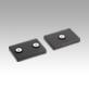 Magnets with internal thread NdFeB, rectangular, with rubber protective jacket