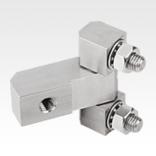 Block hinges with fastening nuts, long version
