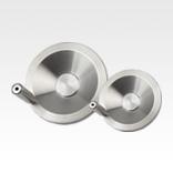 Handwheels disc stainless steel with revolving grip